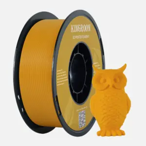 Kingroon PLA Filament 1,75 mm, PLA 3D-printerfilament dimensionsnøjagtighed +/- 0,03 mm, – Orange PLA